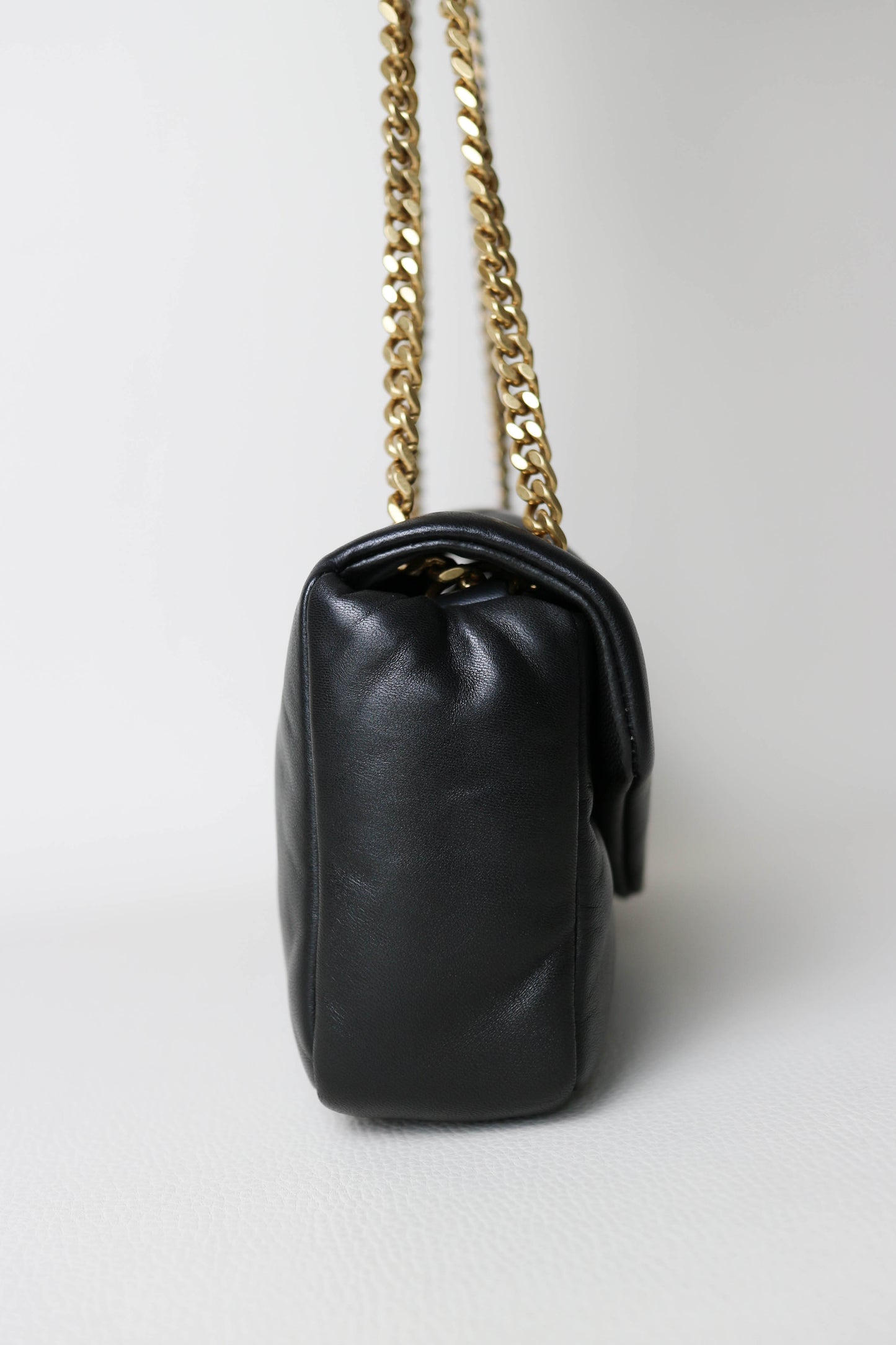 Saint Laurent Logo Calypso Shoulder Bag
