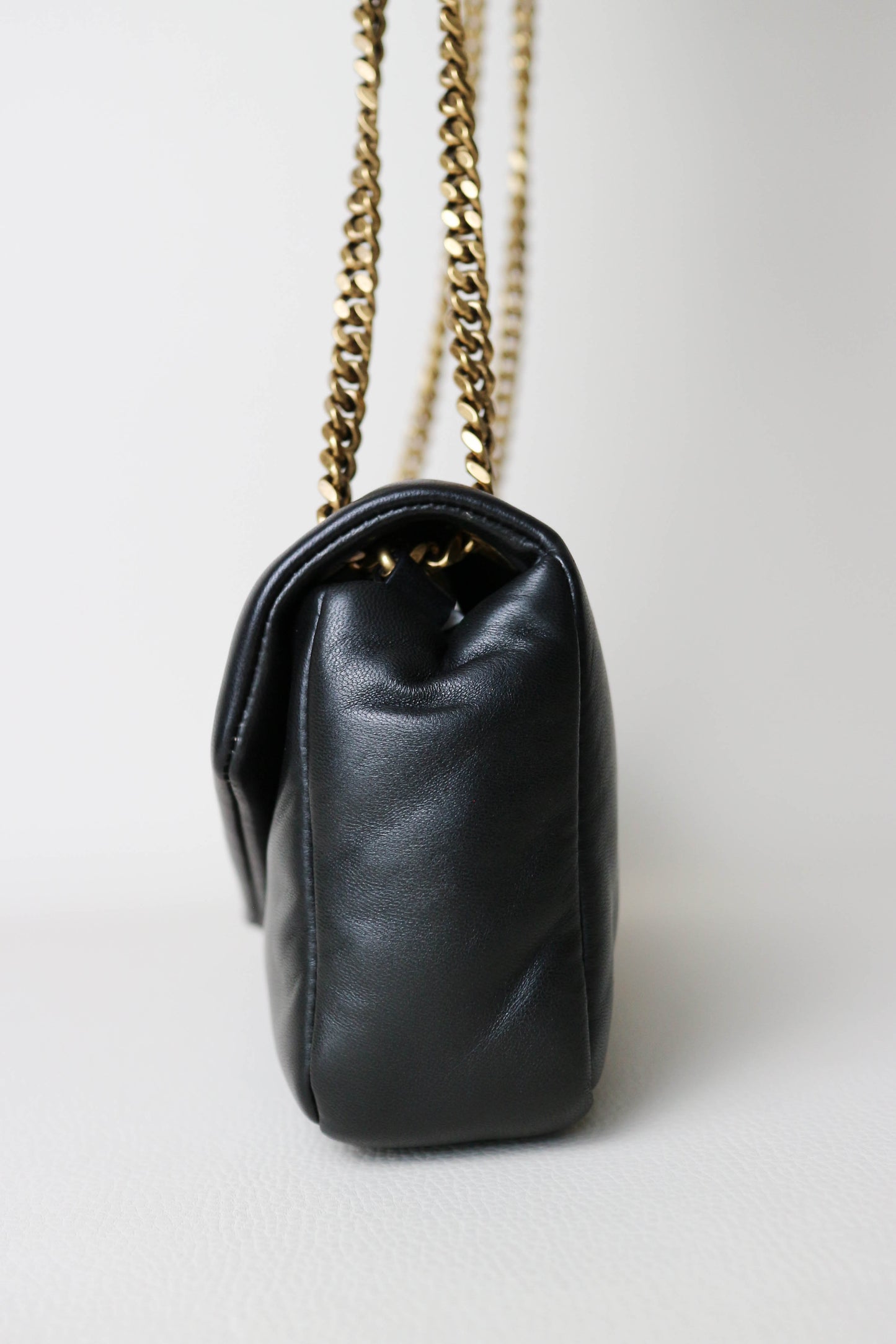 Saint Laurent Logo Calypso Shoulder Bag