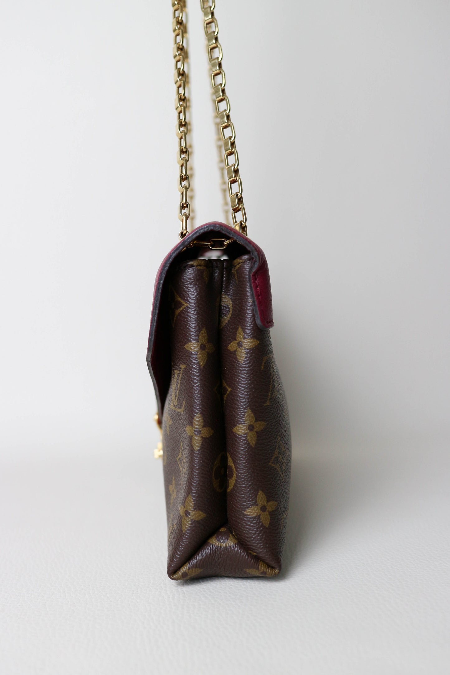 Louis Vuitton Pallas Burgundy Monogram Shoulder Bag