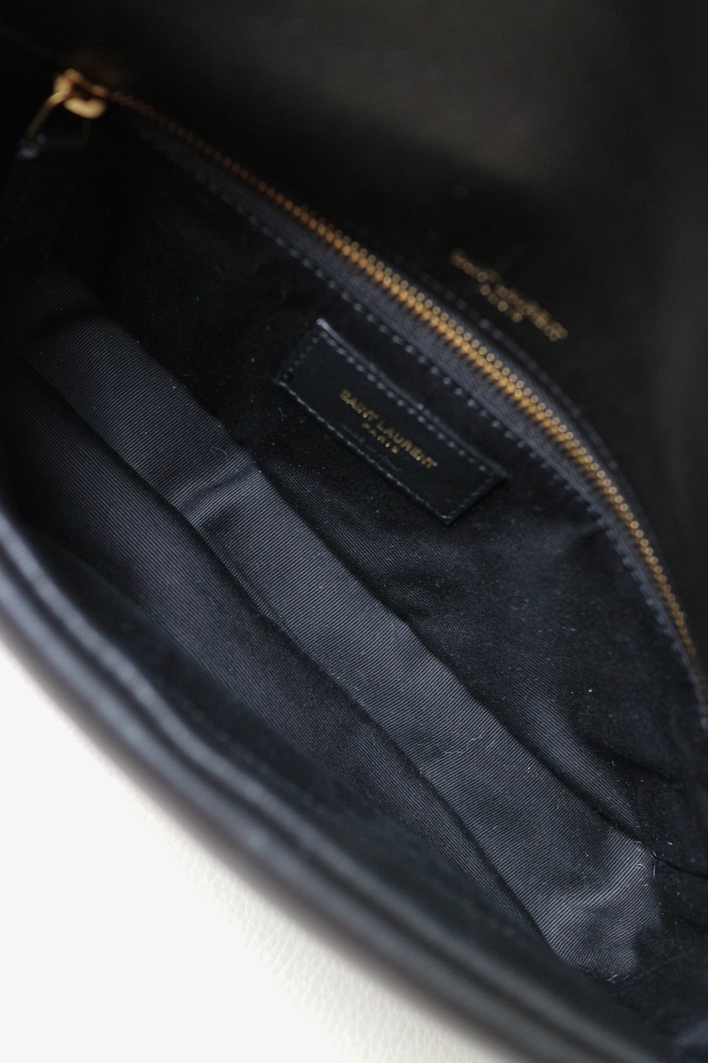 Saint Laurent Logo Calypso Shoulder Bag