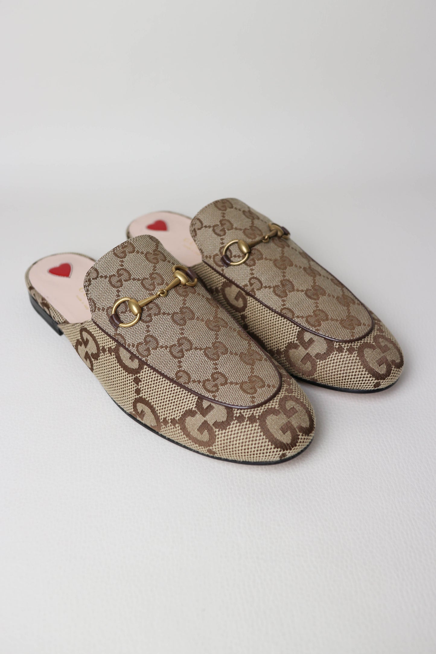 Gucci Princetown Loafers Beige