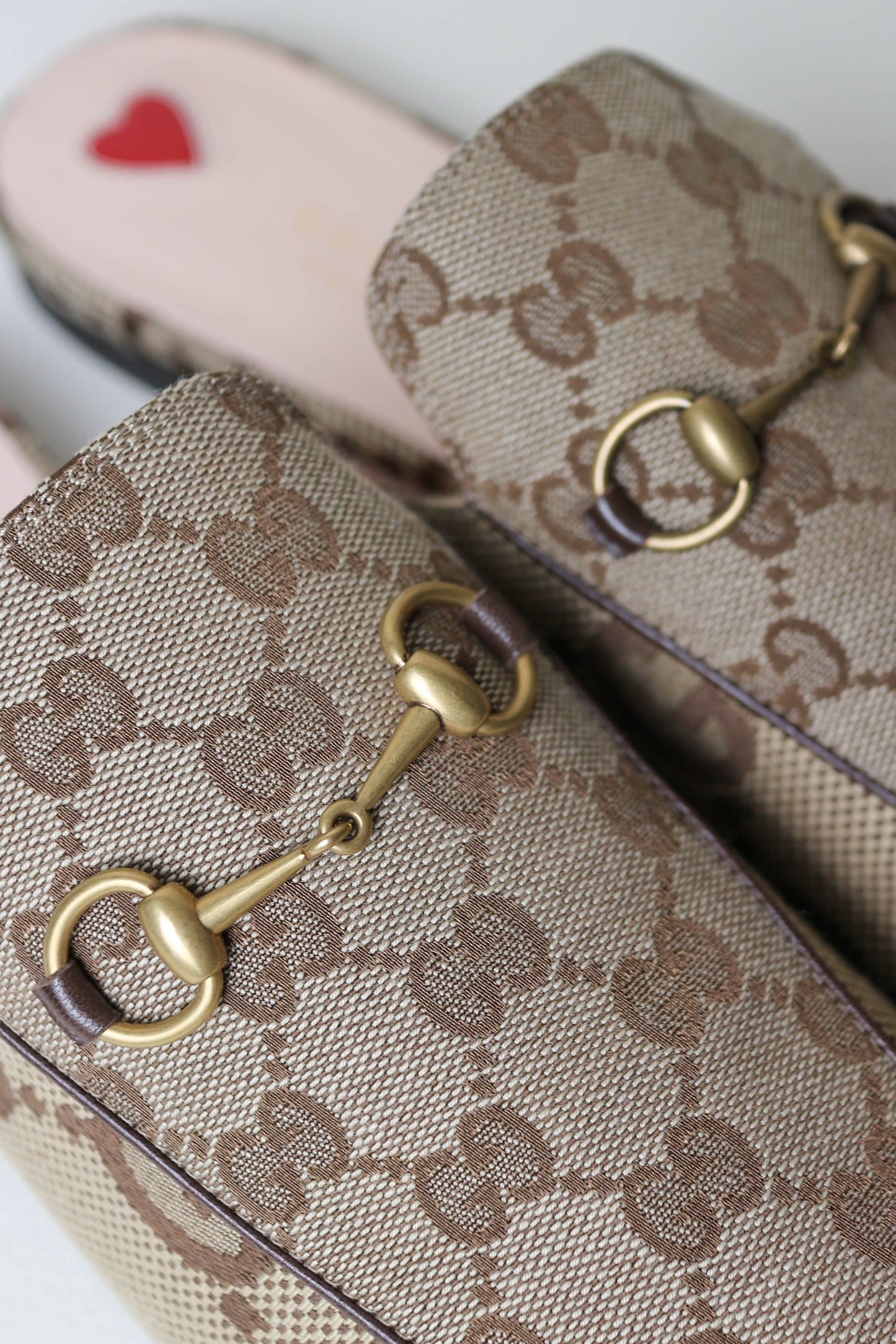 Gucci Princetown Loafers Beige