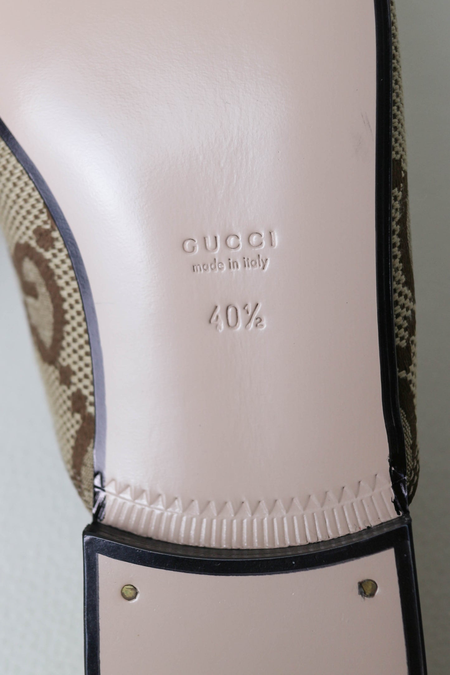 Gucci Princetown Loafers Beige