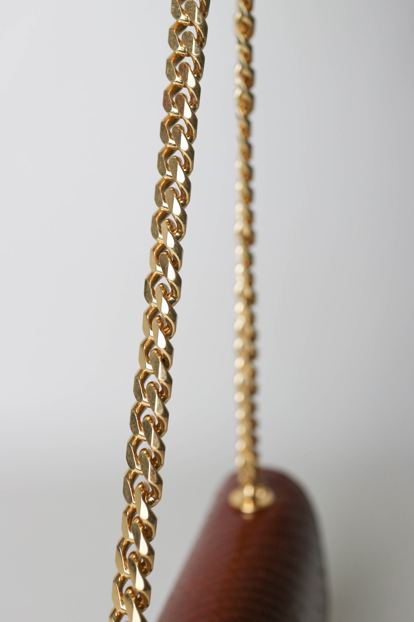 CELINE Triomphe Python Chain Shoulder Bag