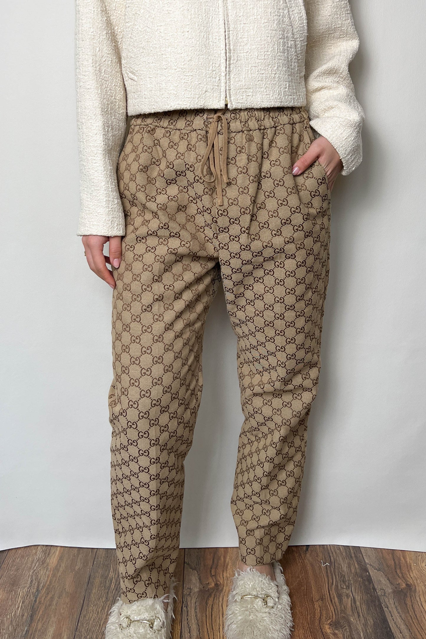 Gucci Monogram Cotton Pants