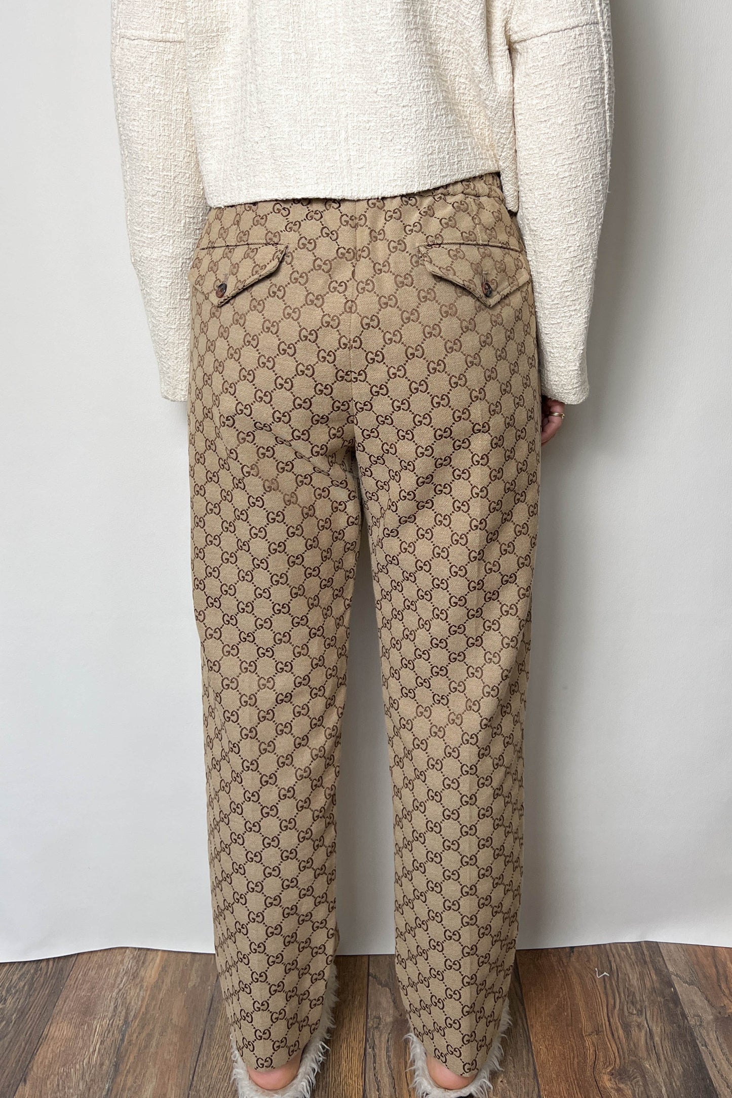 Gucci Monogram Cotton Pants