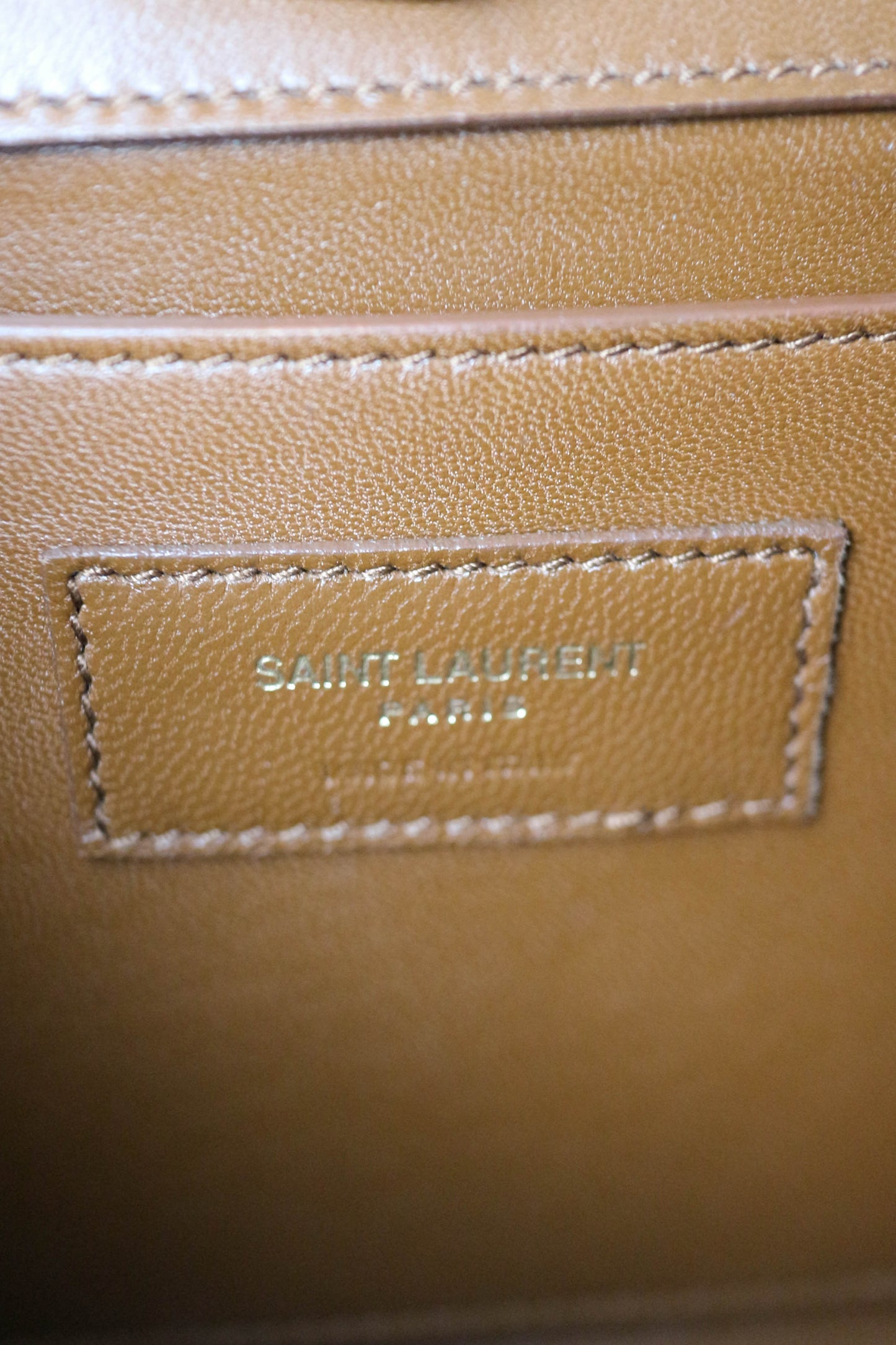 Saint Laurent Kate Suede Bag Brown