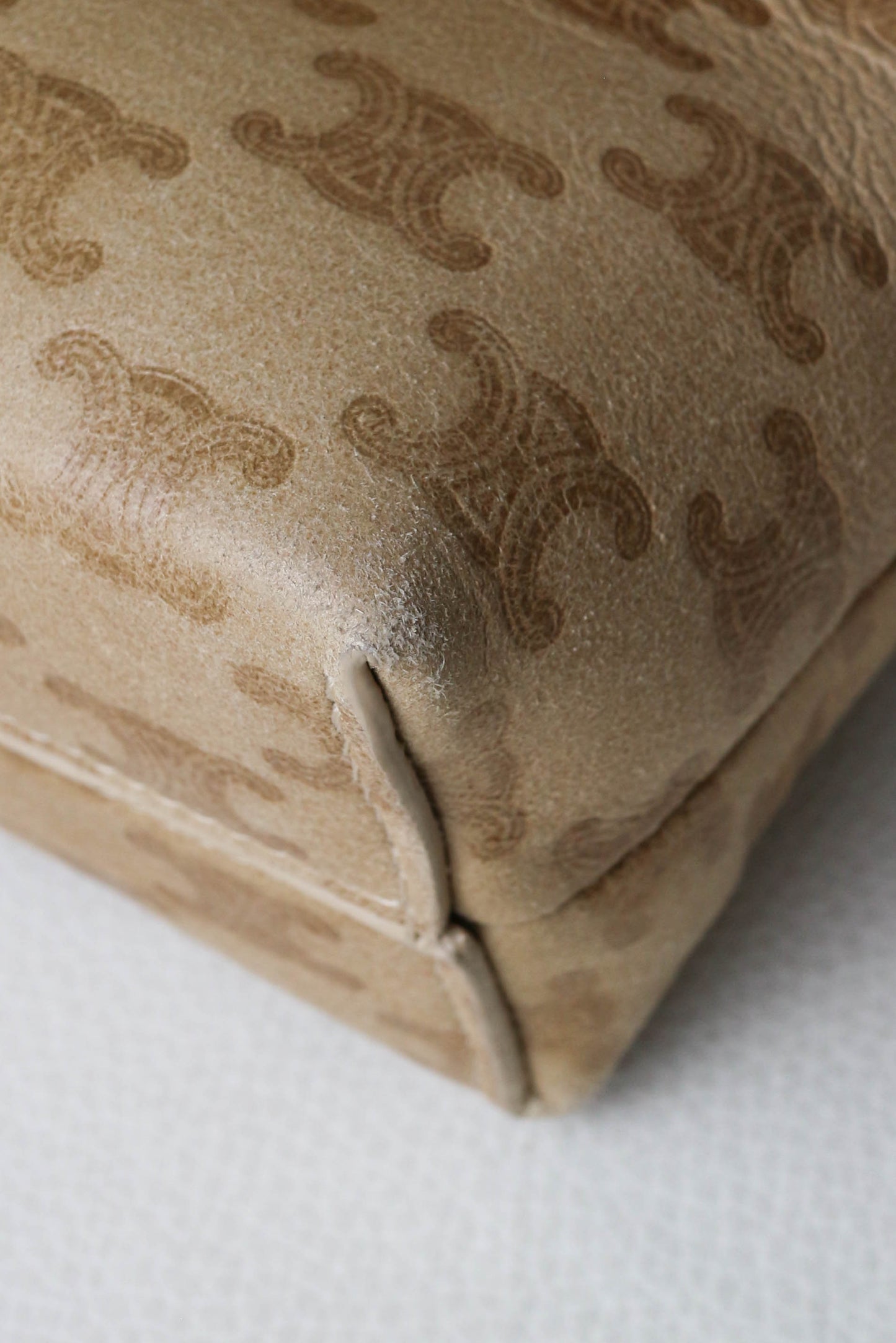 CELINE Triomphe Shearling Bag