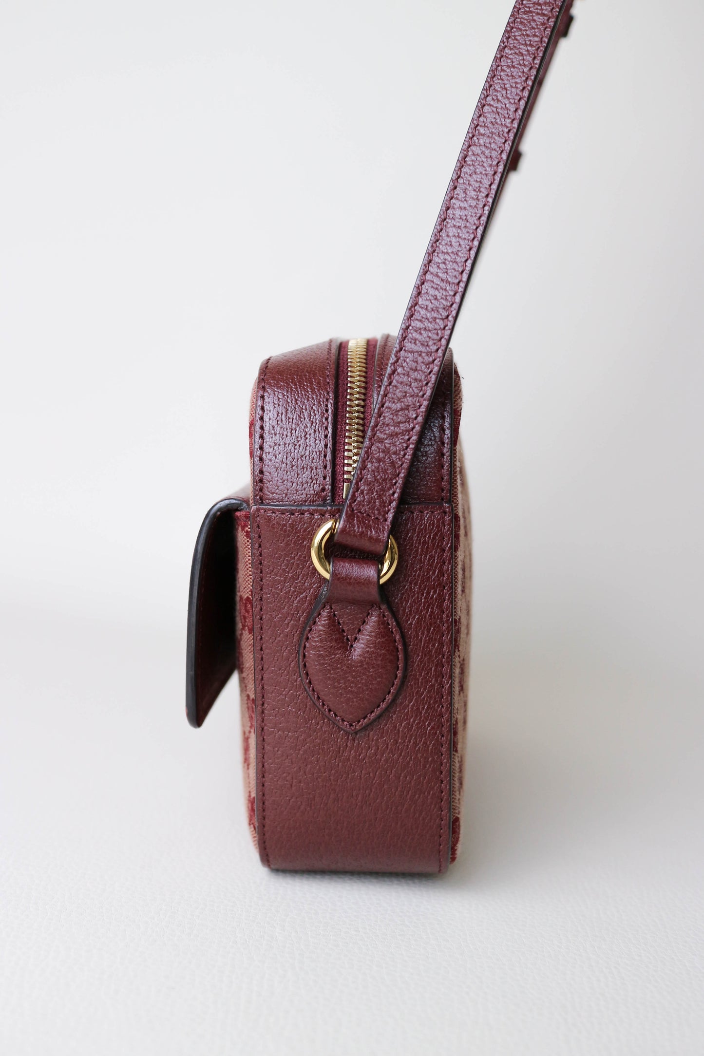Gucci Horsebit 1955 Camera Bag Burgundy