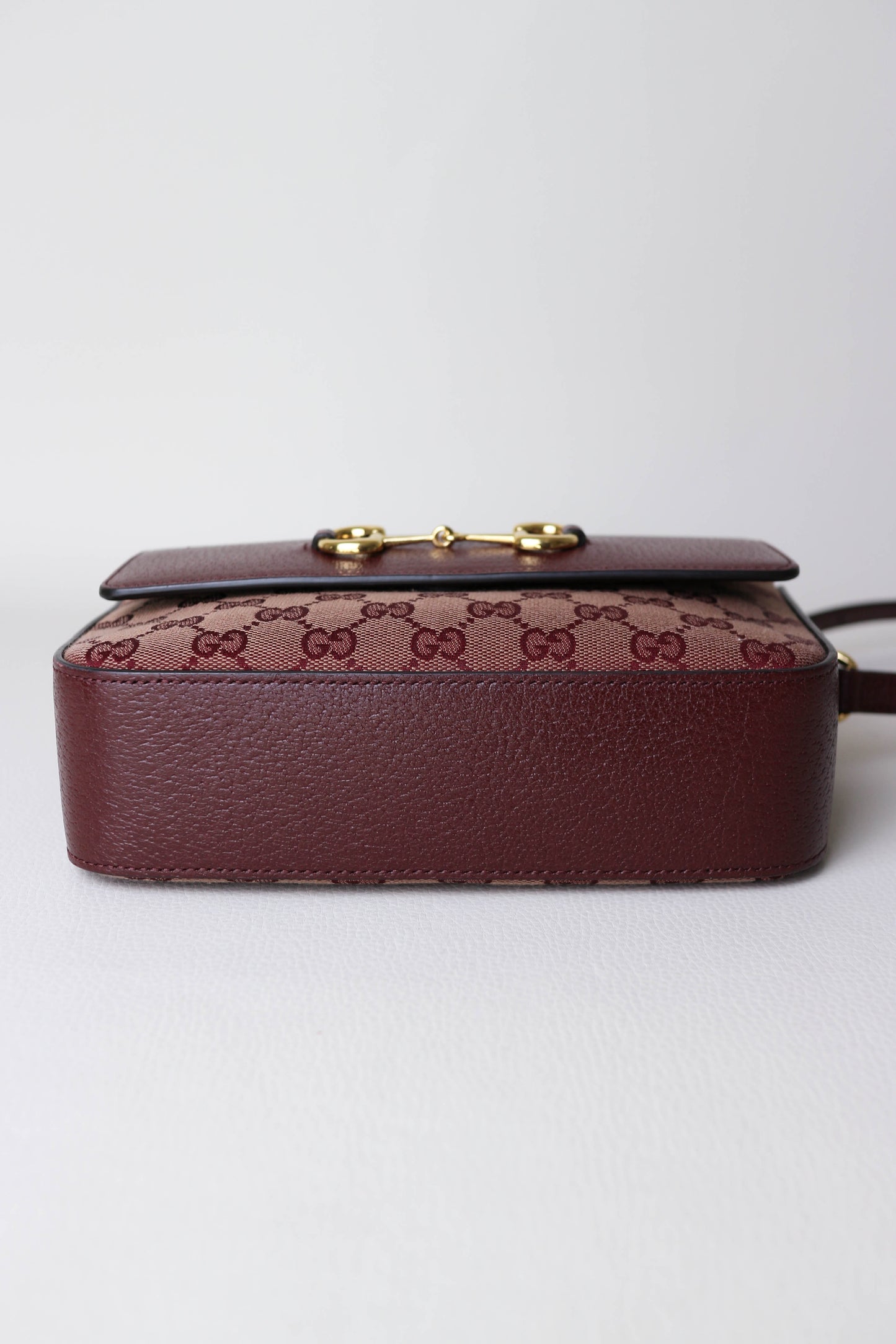 Gucci Horsebit 1955 Camera Bag Burgundy