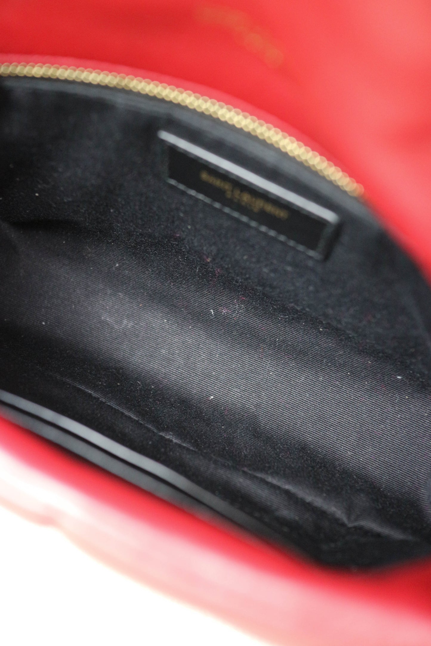 Saint Laurent Loulou Puffer Bag Red