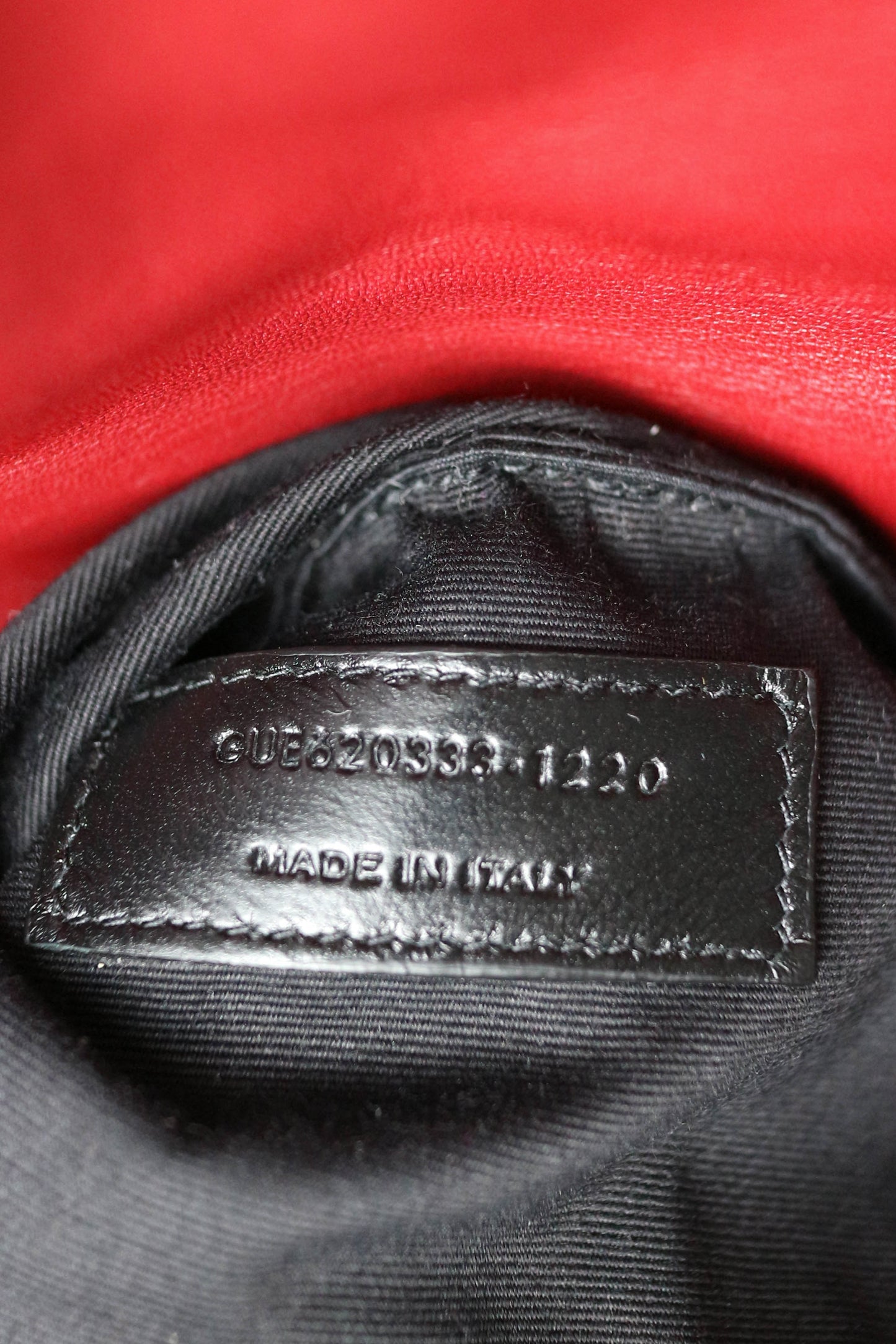 Saint Laurent Loulou Puffer Bag Red