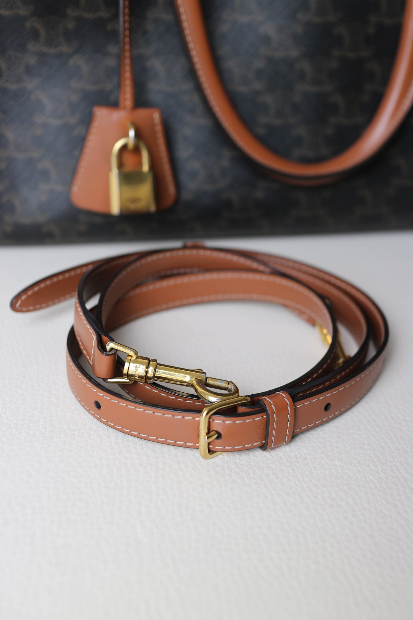 CELINE Triomphe Cabas Tote Bag