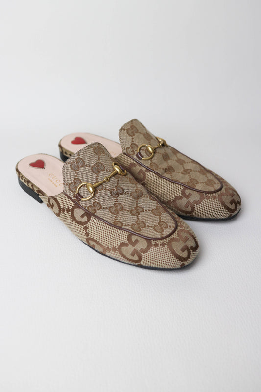 Gucci Princetown Loafers Beige