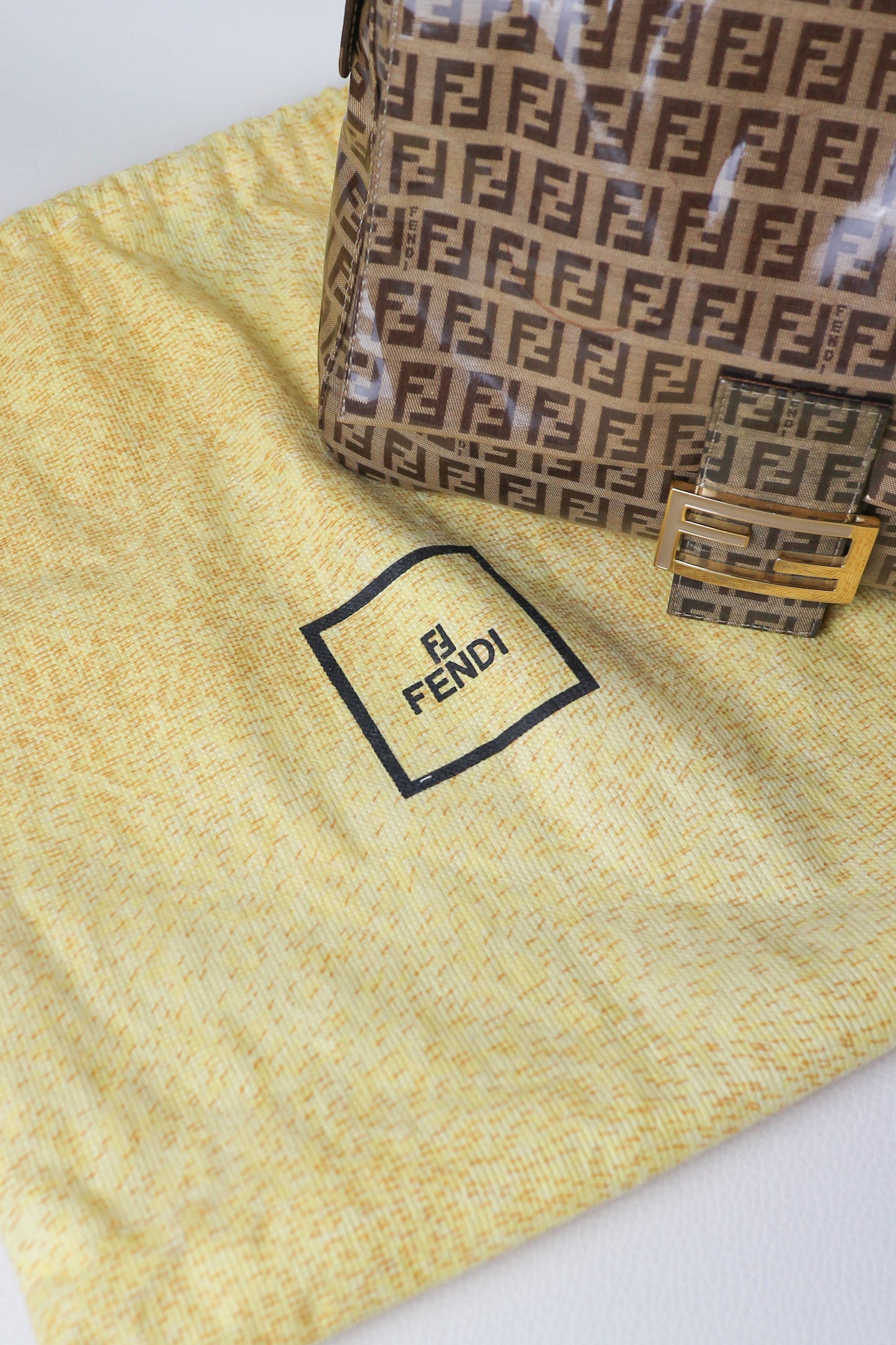 Fendi Vintage Patent Baguette Bag