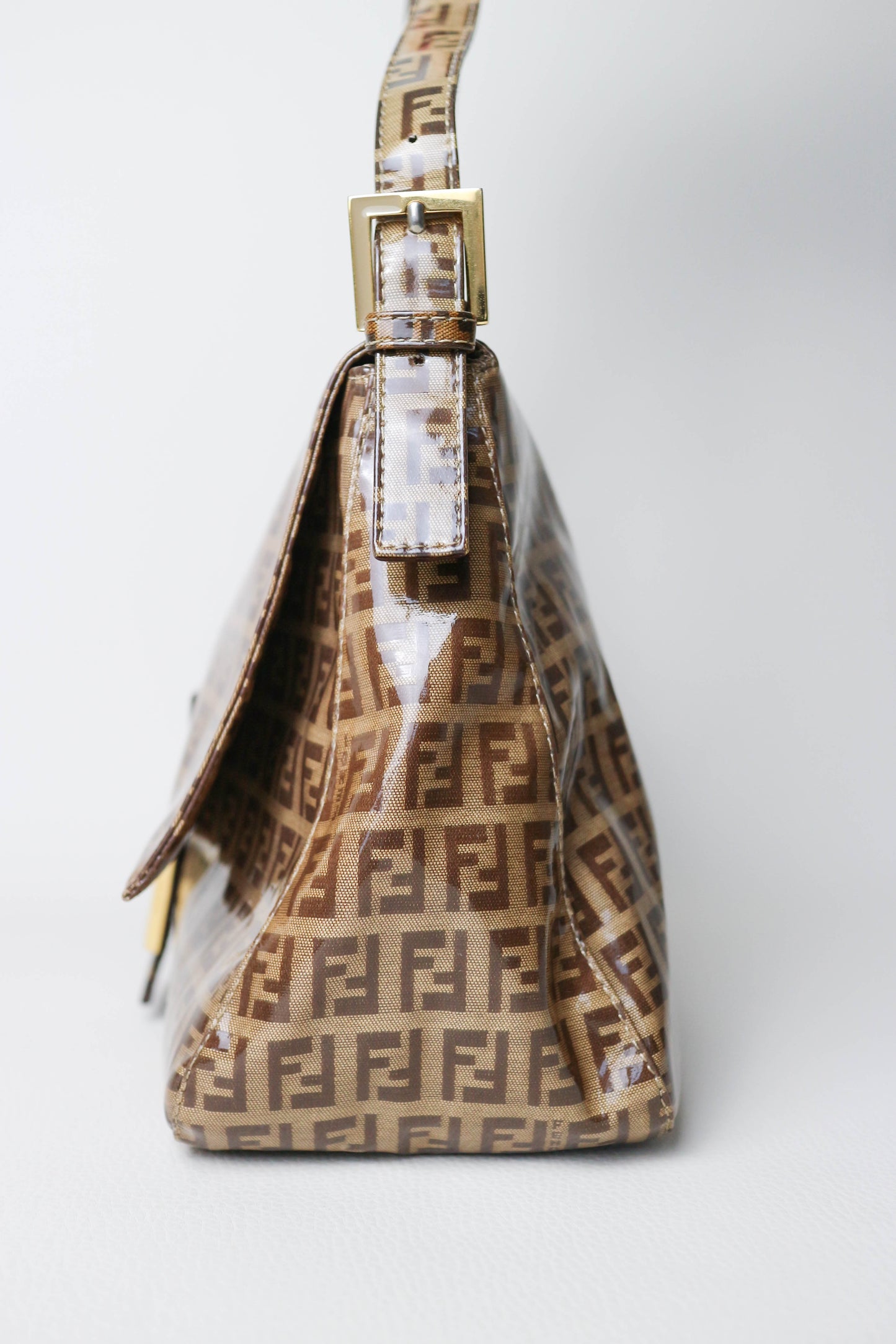 Fendi Vintage Patent Baguette Bag