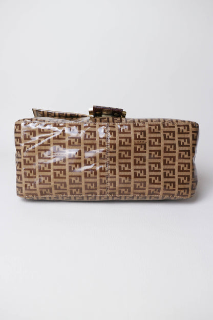 Fendi Vintage Patent Baguette Bag