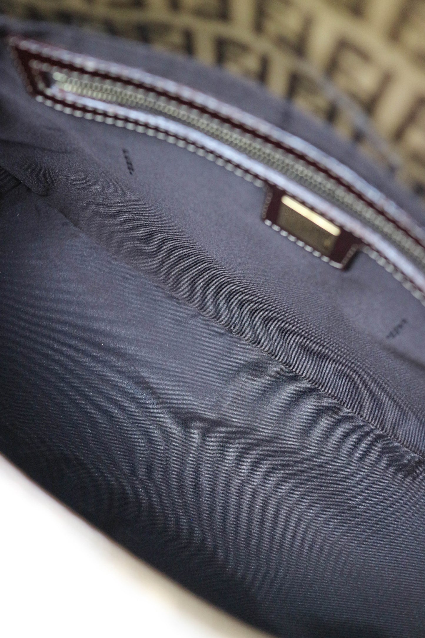 Fendi Vintage Patent Baguette Bag