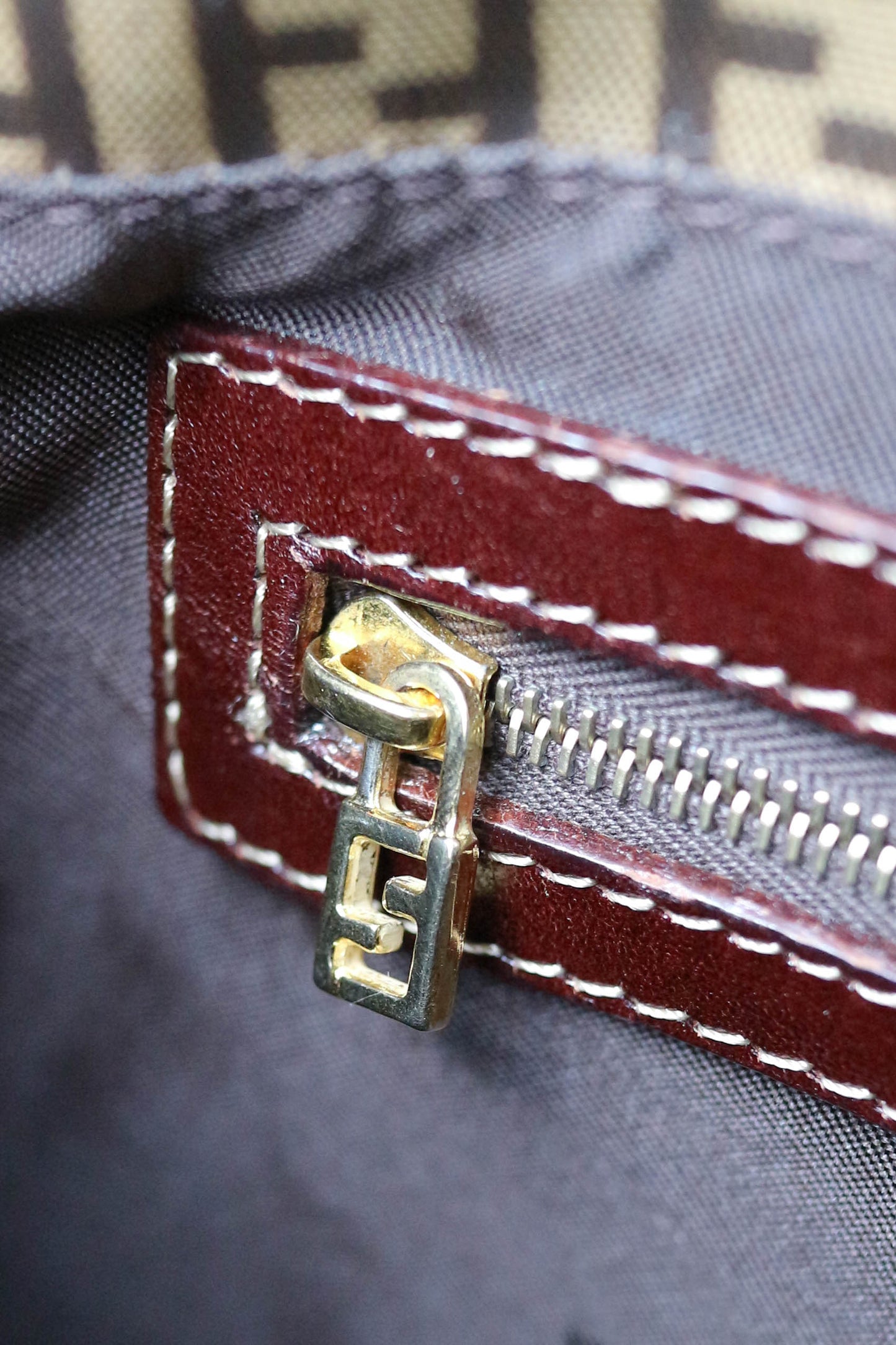 Fendi Vintage Patent Baguette Bag