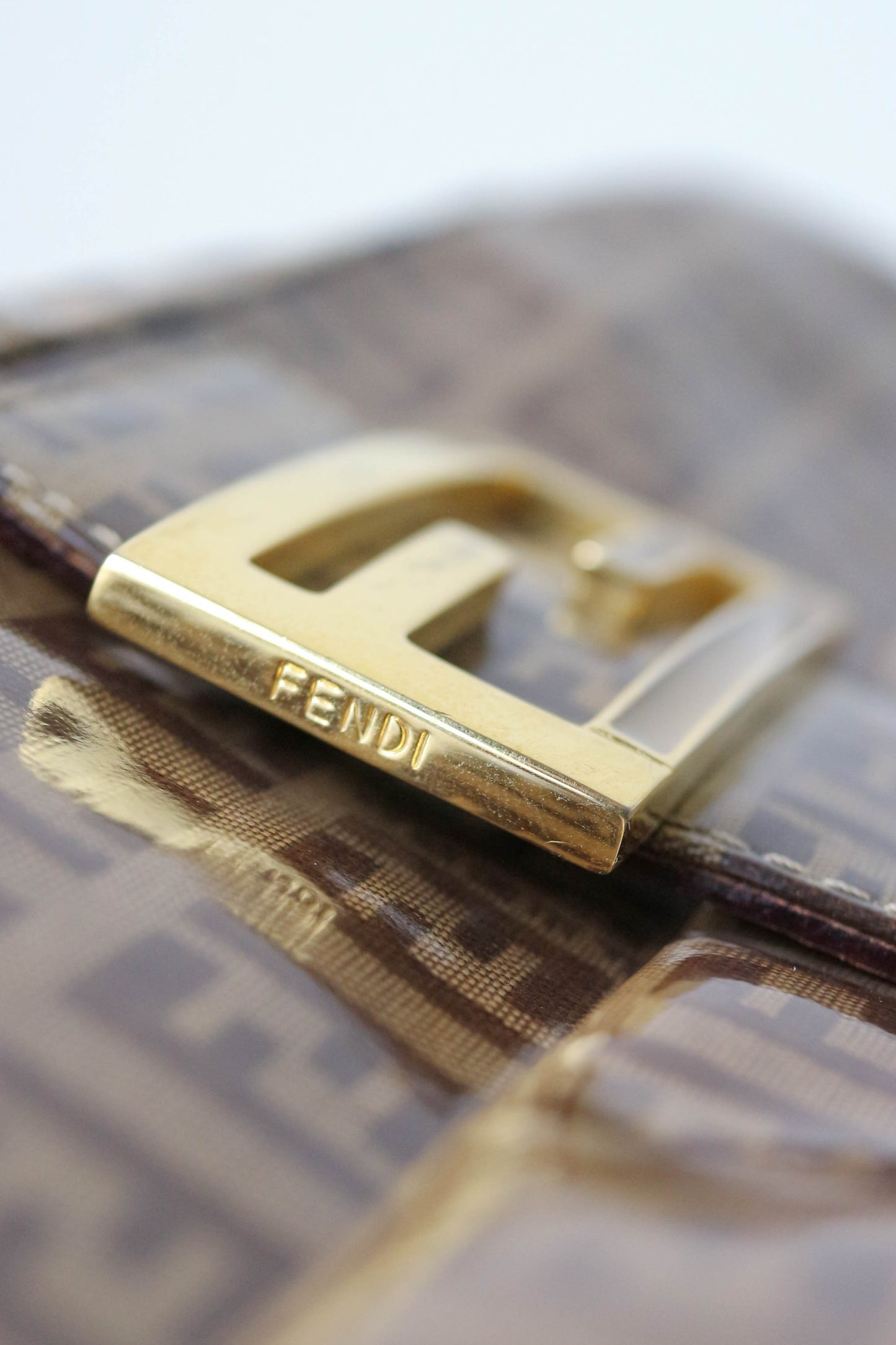 Fendi Vintage Patent Baguette Bag