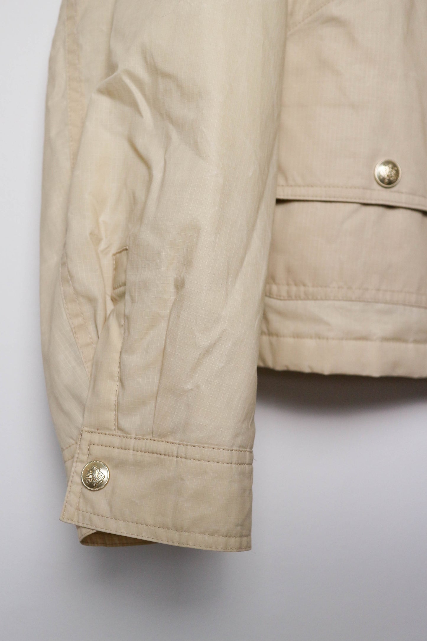 J.Crew Coated Barn Jacket Beige