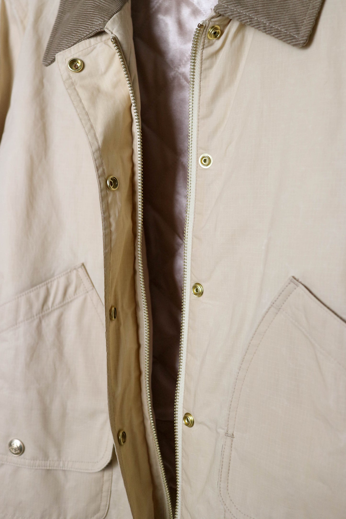 J.Crew Coated Barn Jacket Beige