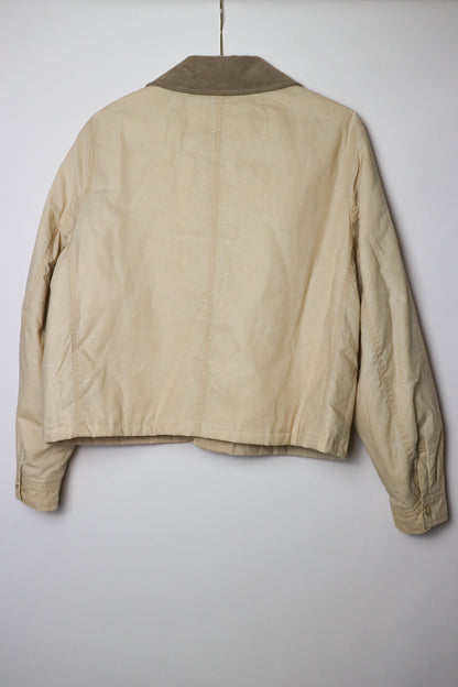 J.Crew Coated Barn Jacket Beige