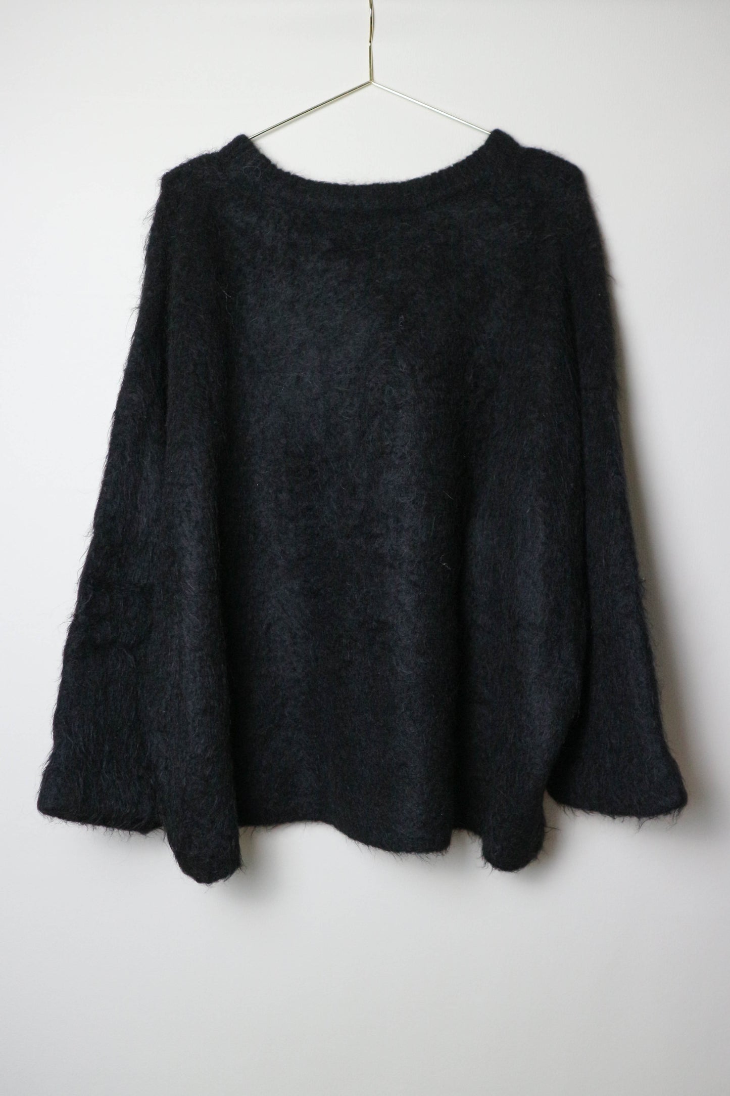 TOTEME Boxy Alpaca Jumper Black