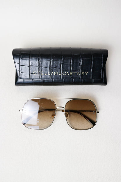 Stella McCartney Oversized Aviator Sunglasses