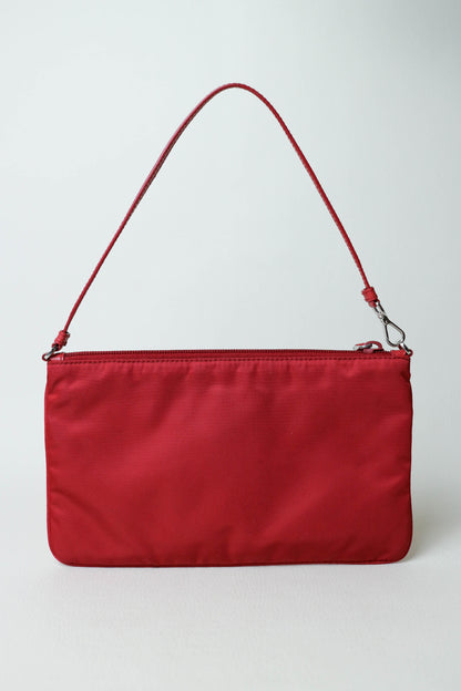 Prada Vintage Nylon Pochette Red