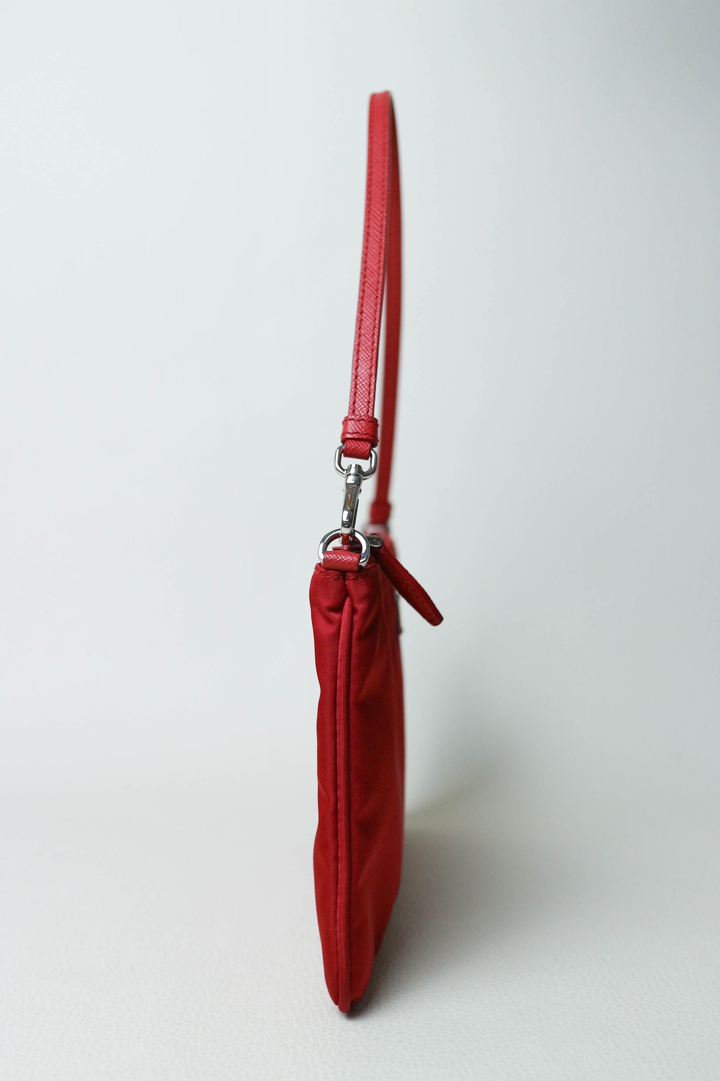 Prada Vintage Nylon Pochette Red