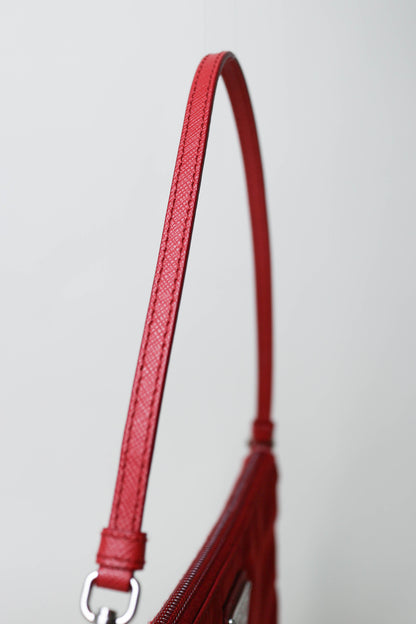 Prada Vintage Nylon Pochette Red