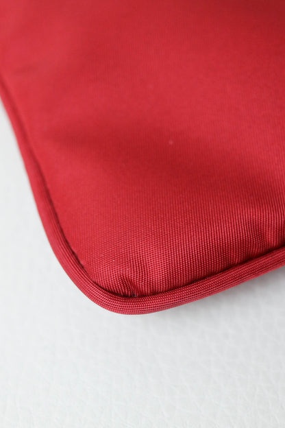 Prada Vintage Nylon Pochette Red