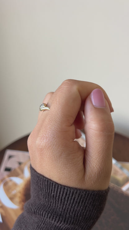 Vintage Diamond Cluster Ring