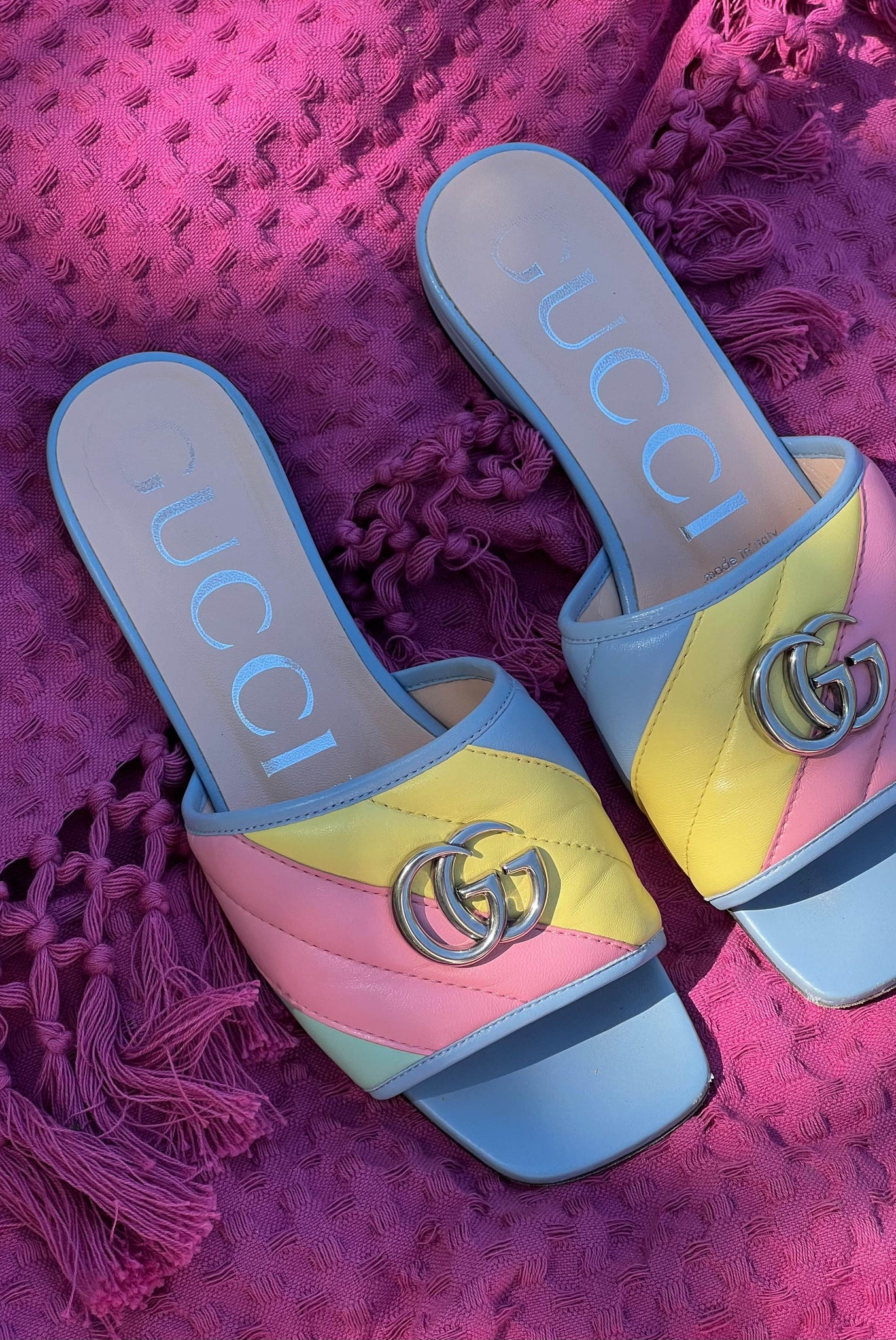 Gucci colored sandals Clearance