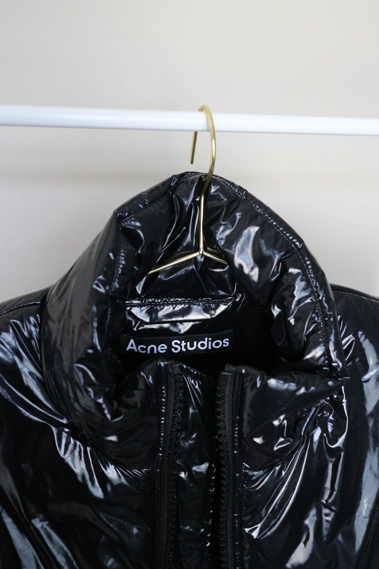 Acne Studios Puffer Logo Black