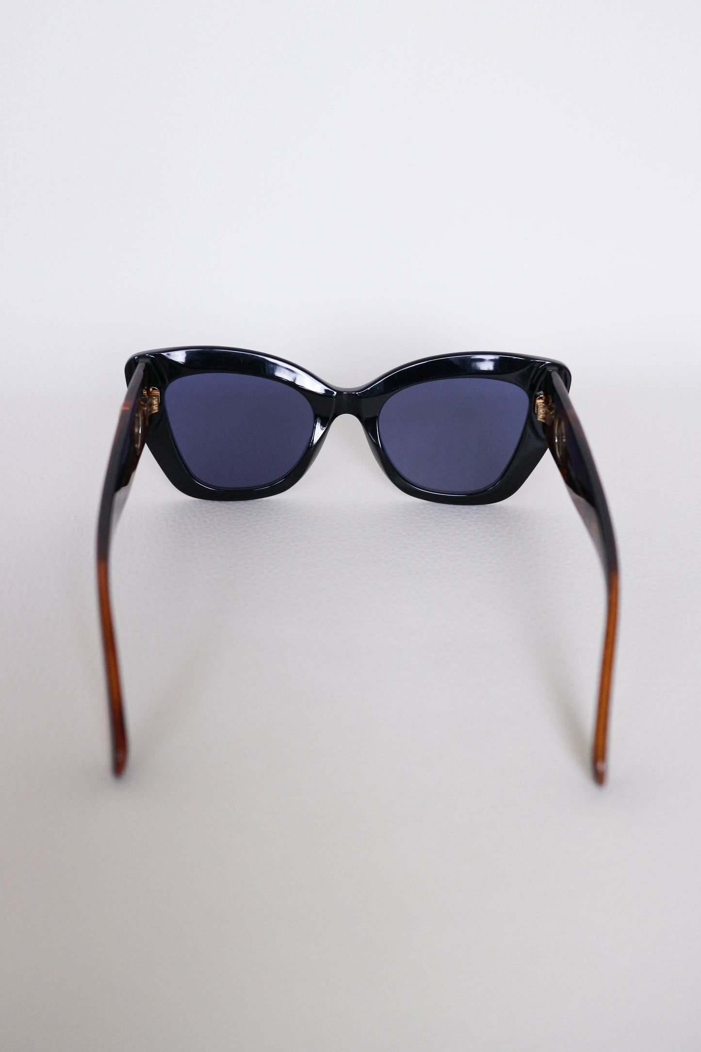 Fendi Cat Eye FF Logo Sunglasses Black