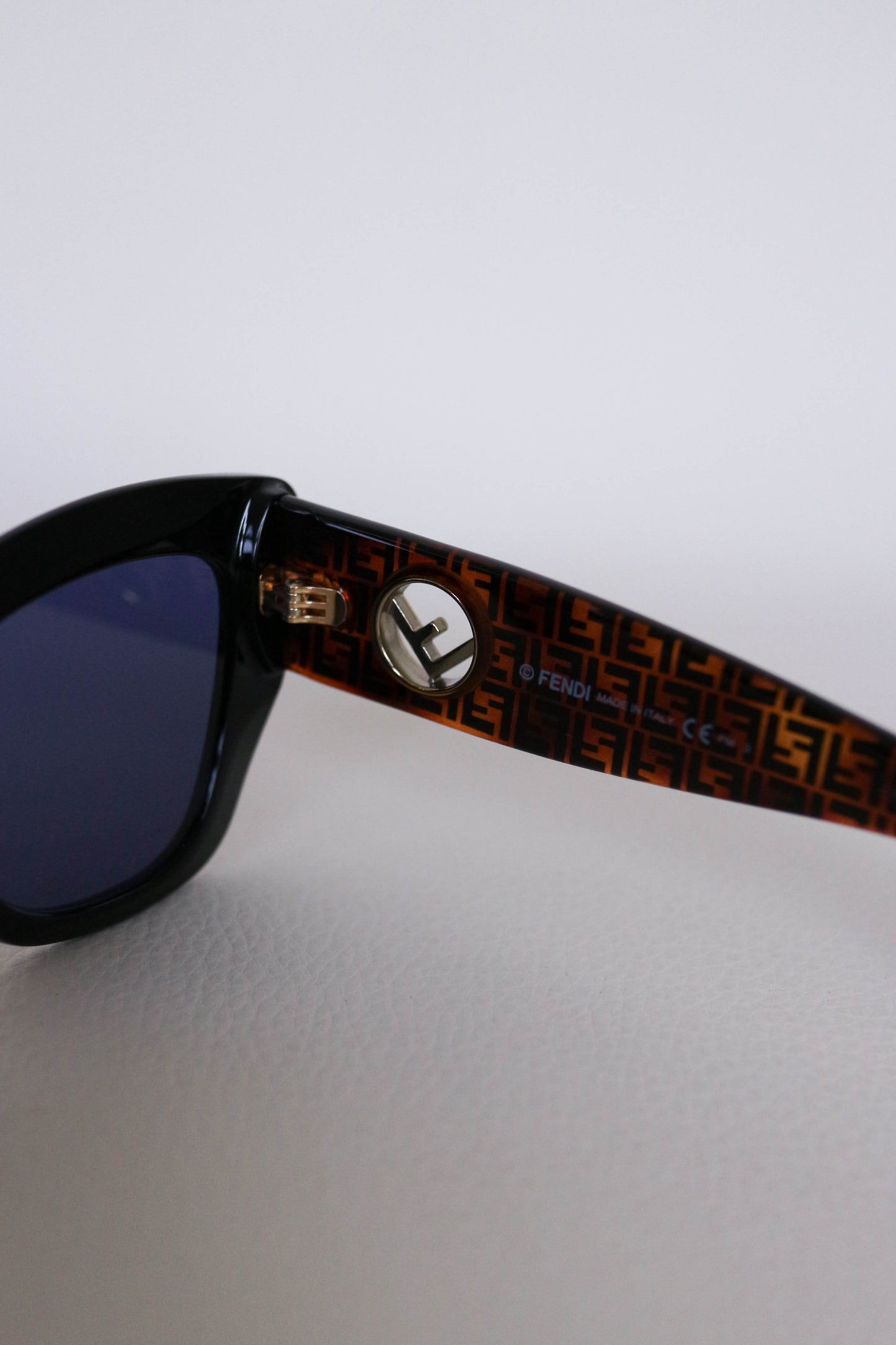 Fendi Cat Eye FF Logo Sunglasses Black